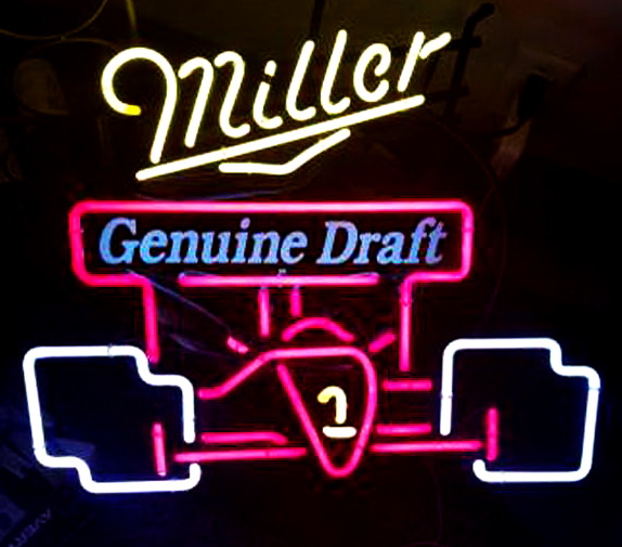 Miller Genuine Draft F1 Neon Sign